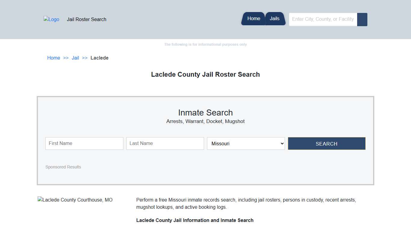Laclede County Jail Roster Search | Jail Roster Search